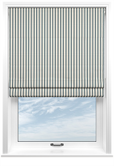 The British Stripe Co. Mary, Polzeath No.2 - Roman Blind